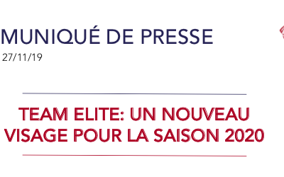 Un nouveau visage pour la saison 2020